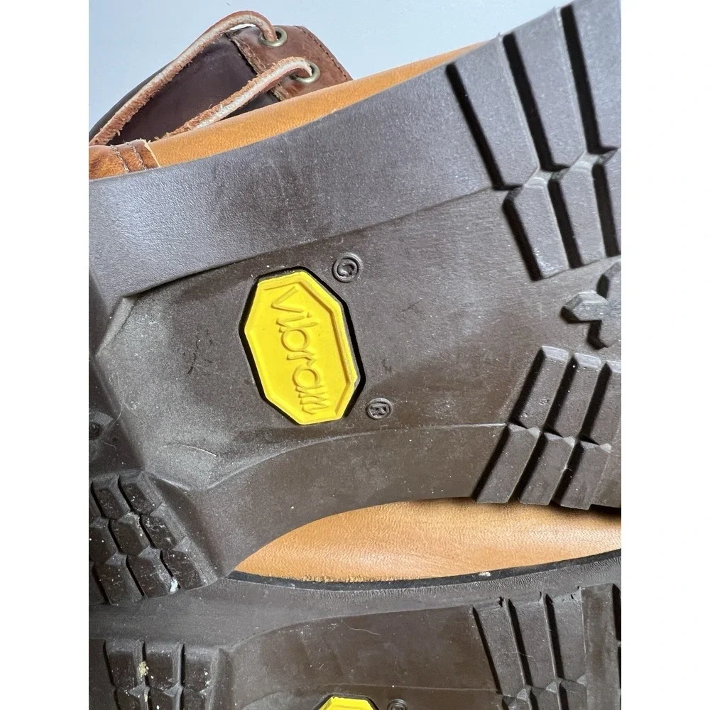 Sebago X Vane Scout Leather Boots Rust Cedar Mens Size 11 M Vibram Soles‎